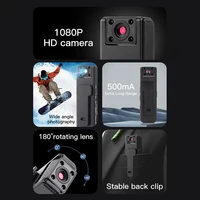 Mini Camera Night Vision HD 1080P Wireless Network Camera Digital Handheld Camera Outdoor Sports Camera Video Camcorder 3