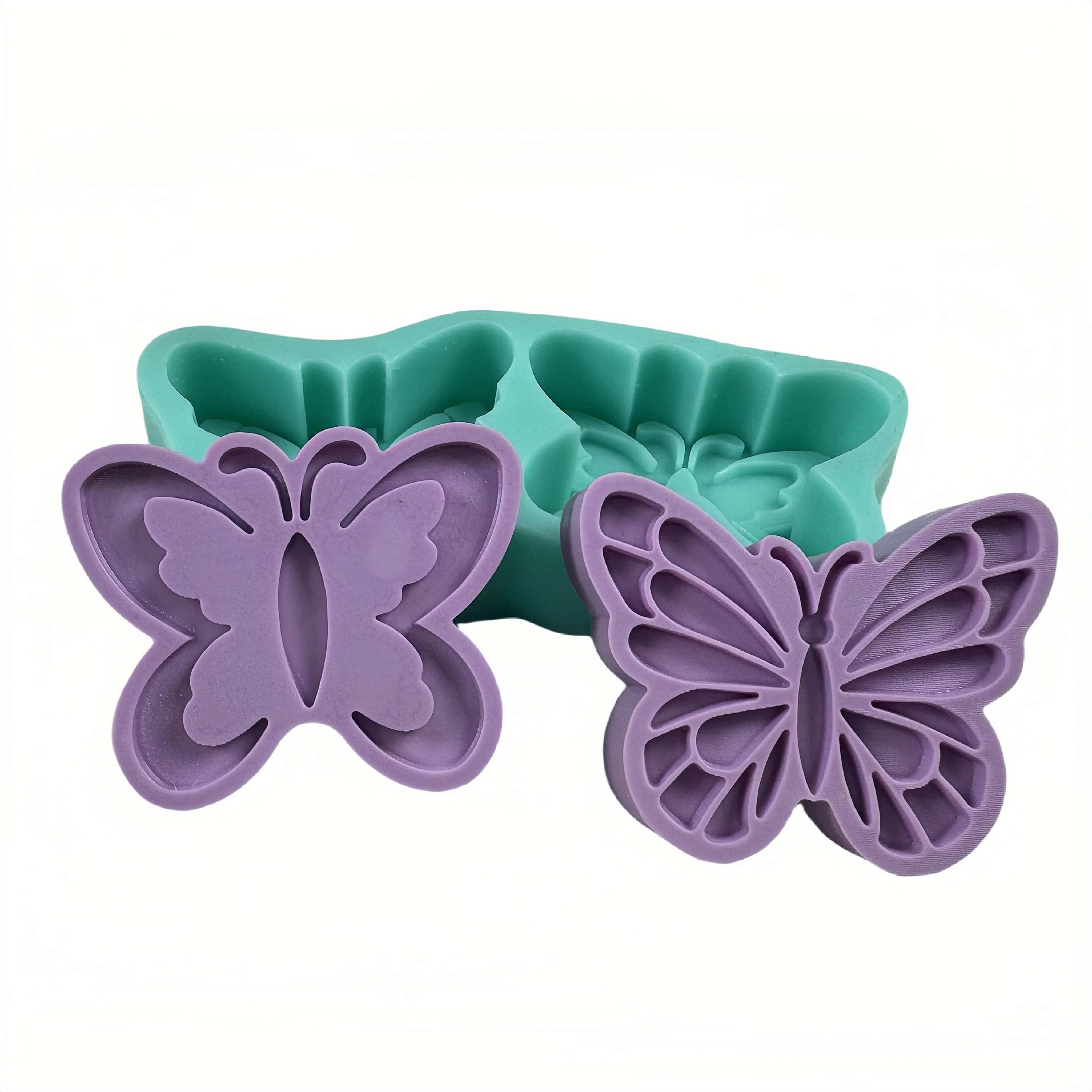 Butterfly Shape Soap Candle Wax Mold Chocolate Cake Sugar Ice Jelly Decorated Plaster Resin Molds for Home Garden Decor