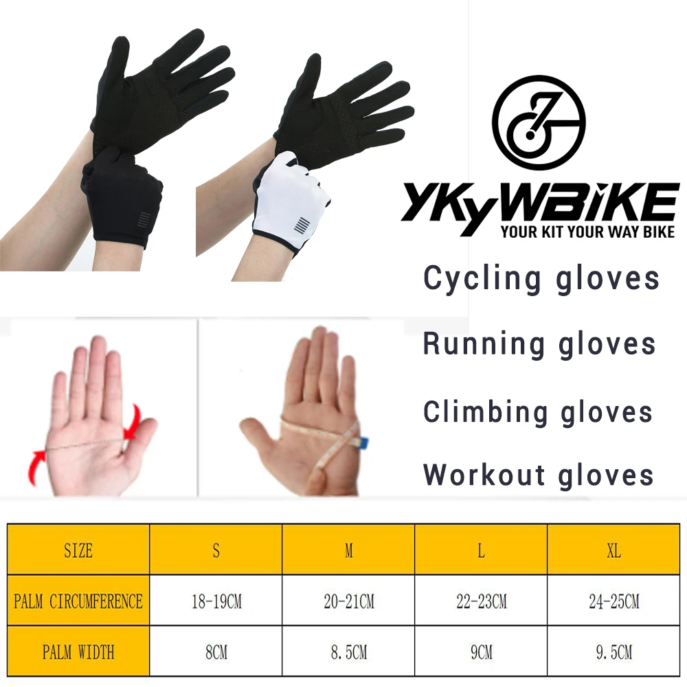 Cycling Gloves Half Finger Mens Women's Summer Road Bike Riding XRD Padding Bicycle Gloves Fluo orange YKYWBIKE sports half finger gloves cycling gloves sport gloves