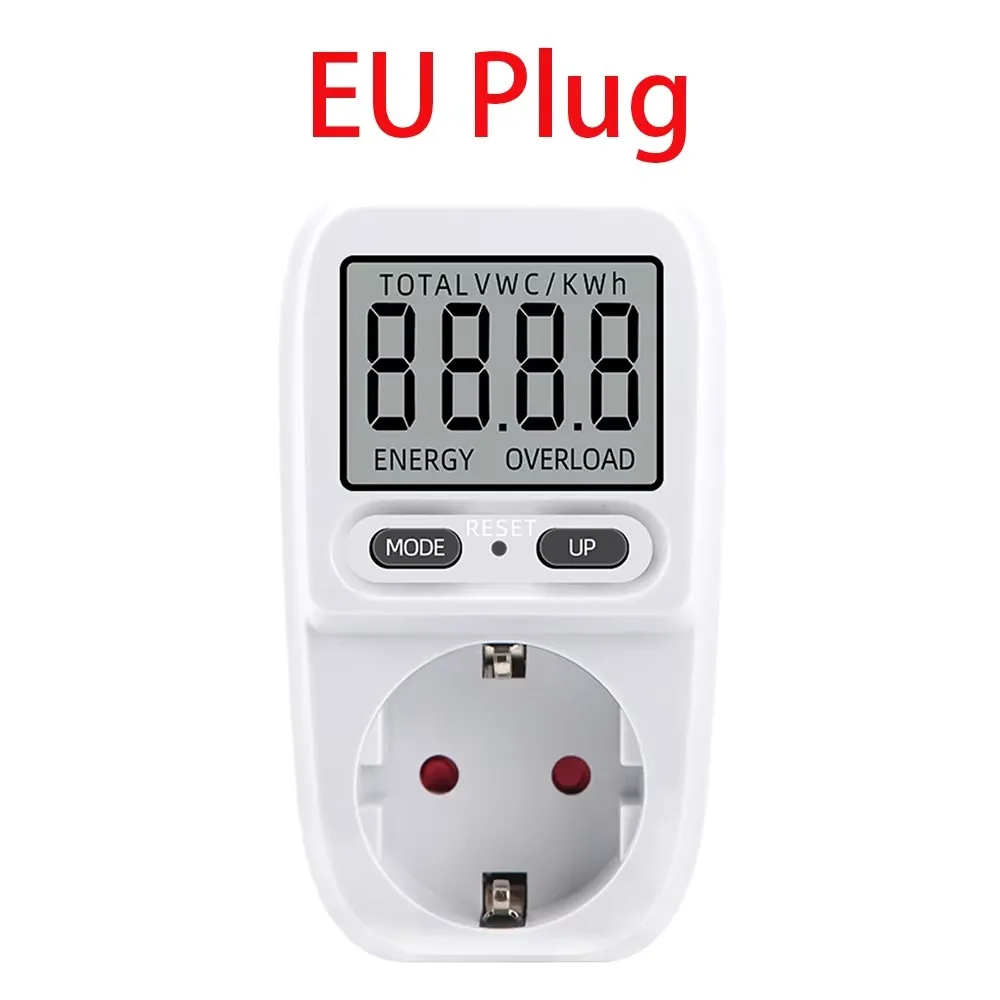 Smart LCD Energy Meter & Power Analyzer Plug – EU/FR