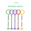 Bounce Ball Elastic Flash Ball Self luminous Adult Children Rotation Jump Ring Fitness Set Foot Single Leg Swing Ball New Gift 3