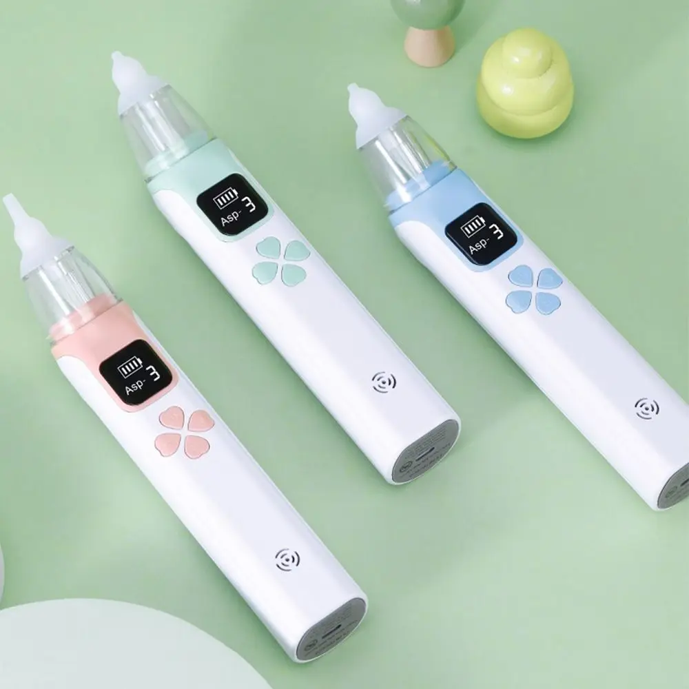 Electric Baby Nasal Aspirator Silent Safety Baby Nasal Inhaler Nasal Obstruction Rhinitis USB Charging Nose Cleaner For Newborns