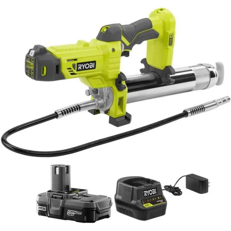 

Ryobi P3410KN 18-Volt ONE Lithium-Ion Cordless Grease Gun Kit with 1.3 Ah Battery and Charger