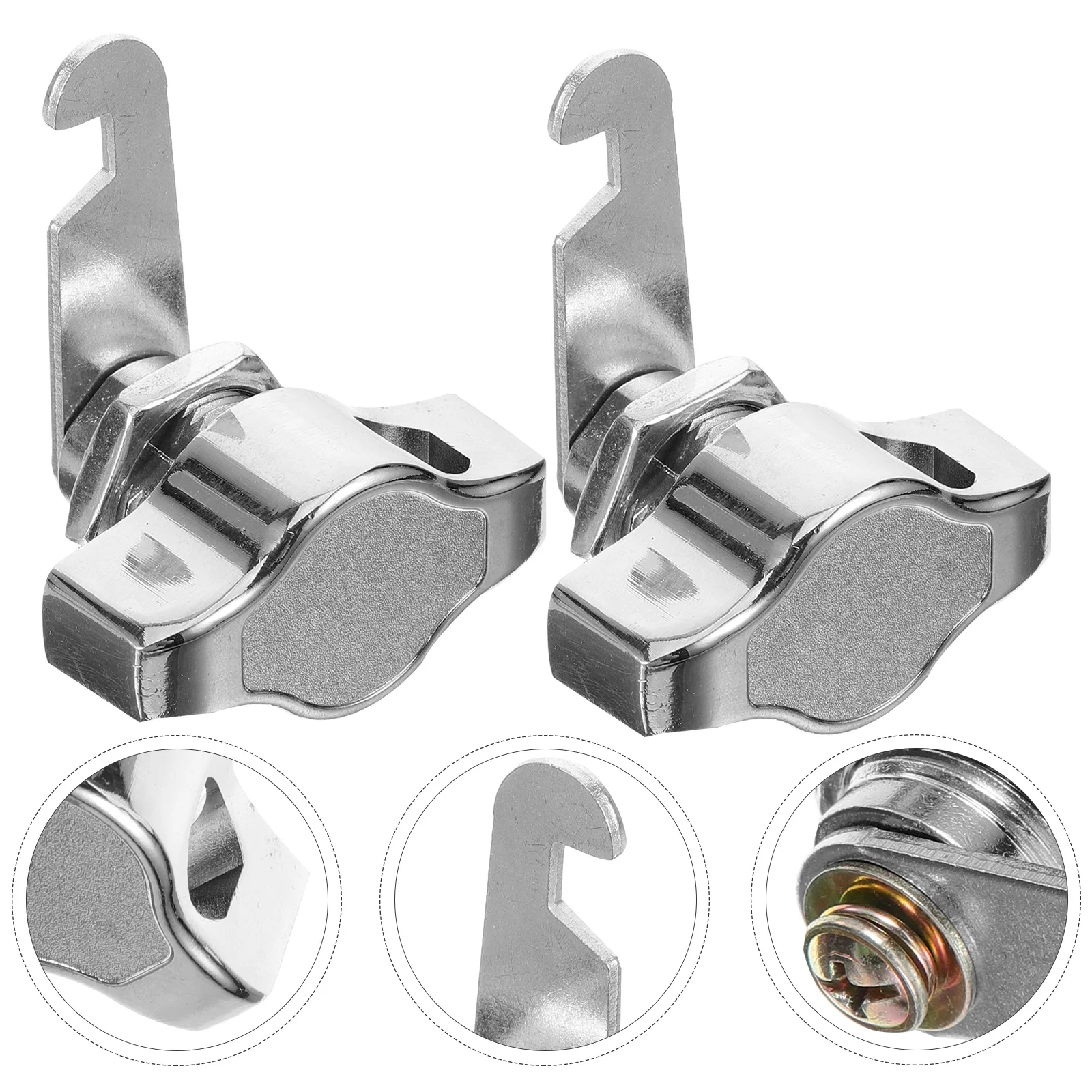 

2 Pcs Counter Staff Cabinet Lock Drawer Safety Locks Zinc Alloy Counters Security