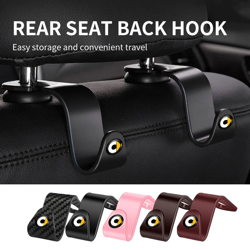 Per Smart 4Pcs Universal Car Seat Back Poggiatesta Storage Hook Accessori Fortwo 451 450 453 Forfour Cabrio Crossblade Roadster