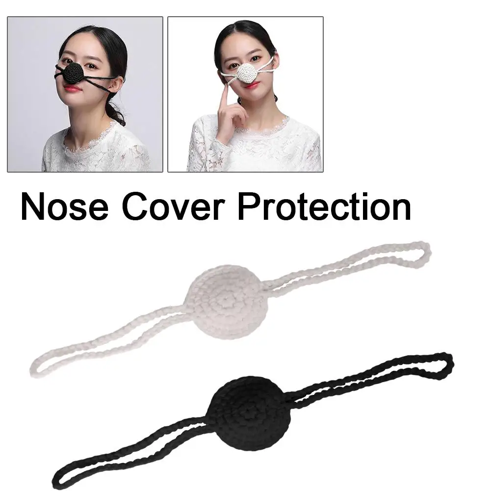 Nose Cover Knitted Nasal Protection Warmer Antifreeze Unisex Outdoor Windproof Nasal Cycling Running Nose Masks Warmer C8Z8 2