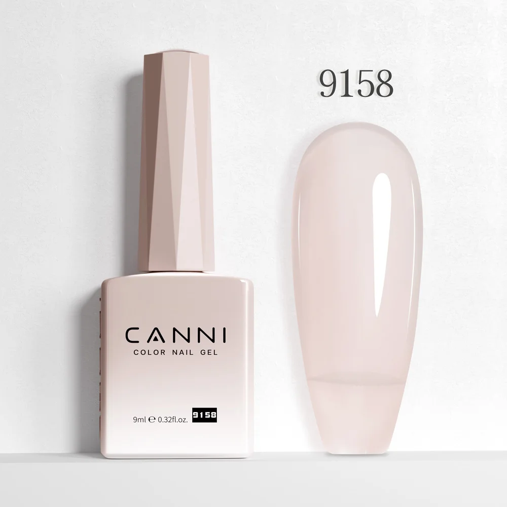 CANNI HEMA Free Black Glitter Diamond Sparkle Gel Polish - Long-Lasting Glossy Finish