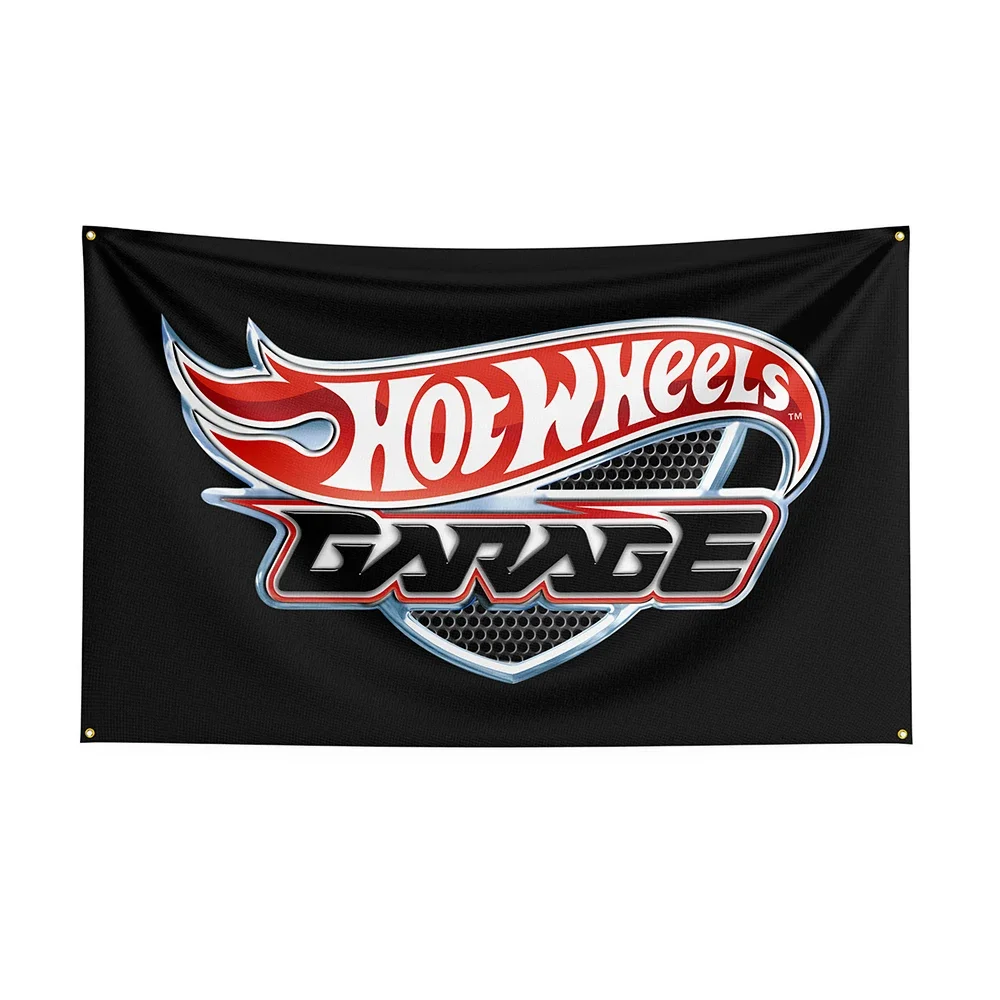 

3x5 Hot Wheels Flag Polyester Printed Racing Car Banner For Decor Ft Flags