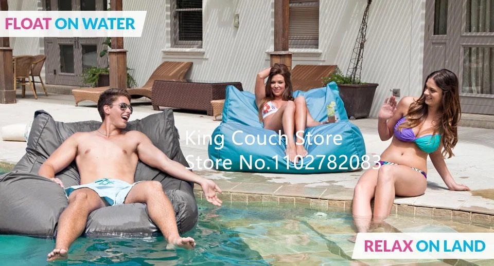 Waterproof Outdoor Large Giant Bean Bag Chair Lounge Bean Bag Sofas Outdoor