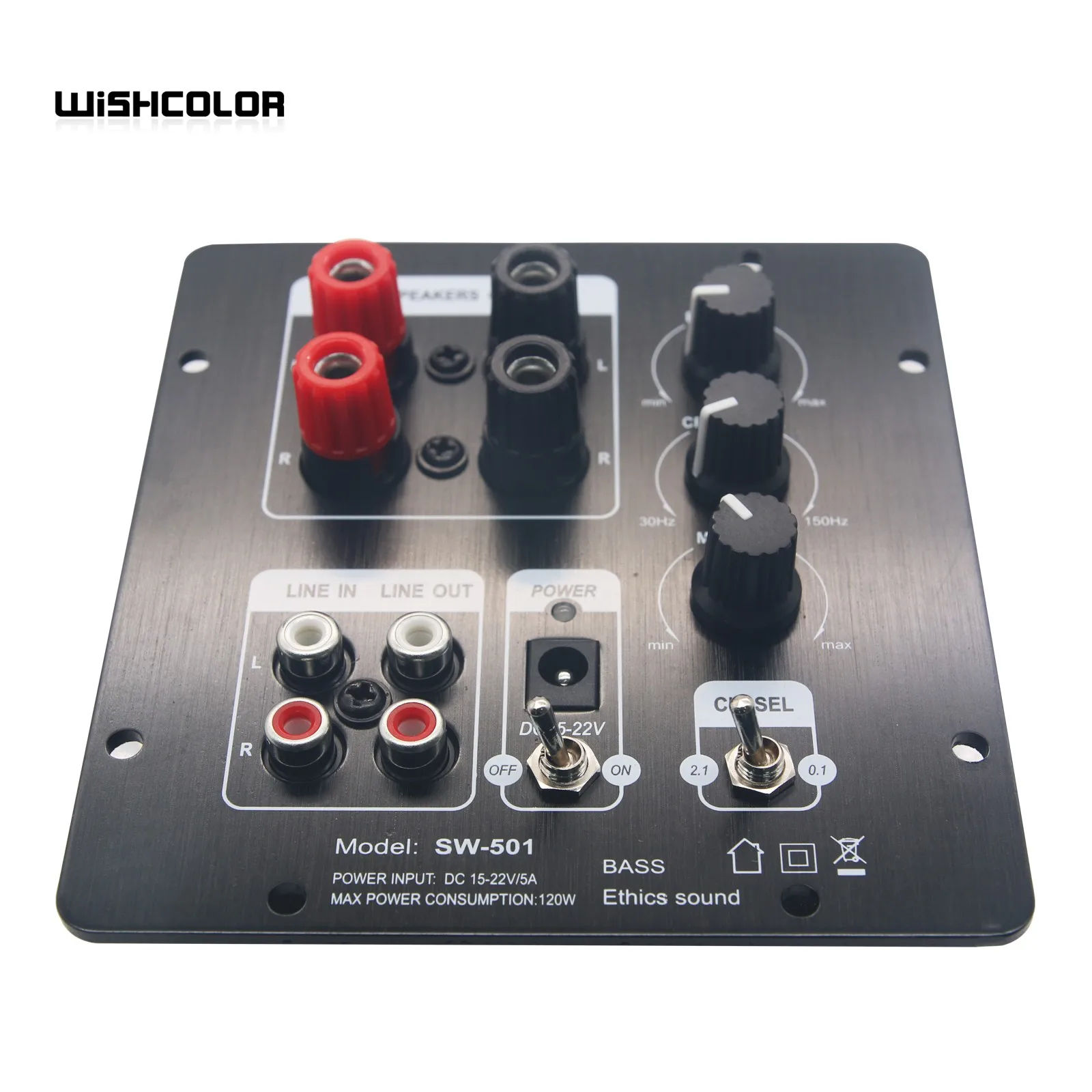 Wishcolor TPA3118 HIFI Digital Amplifier Subwoofer Board 60W+30Wx2