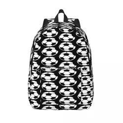 Sports Soccer Ball Simple and stylish backpack Canvas backpack Feminina backpack