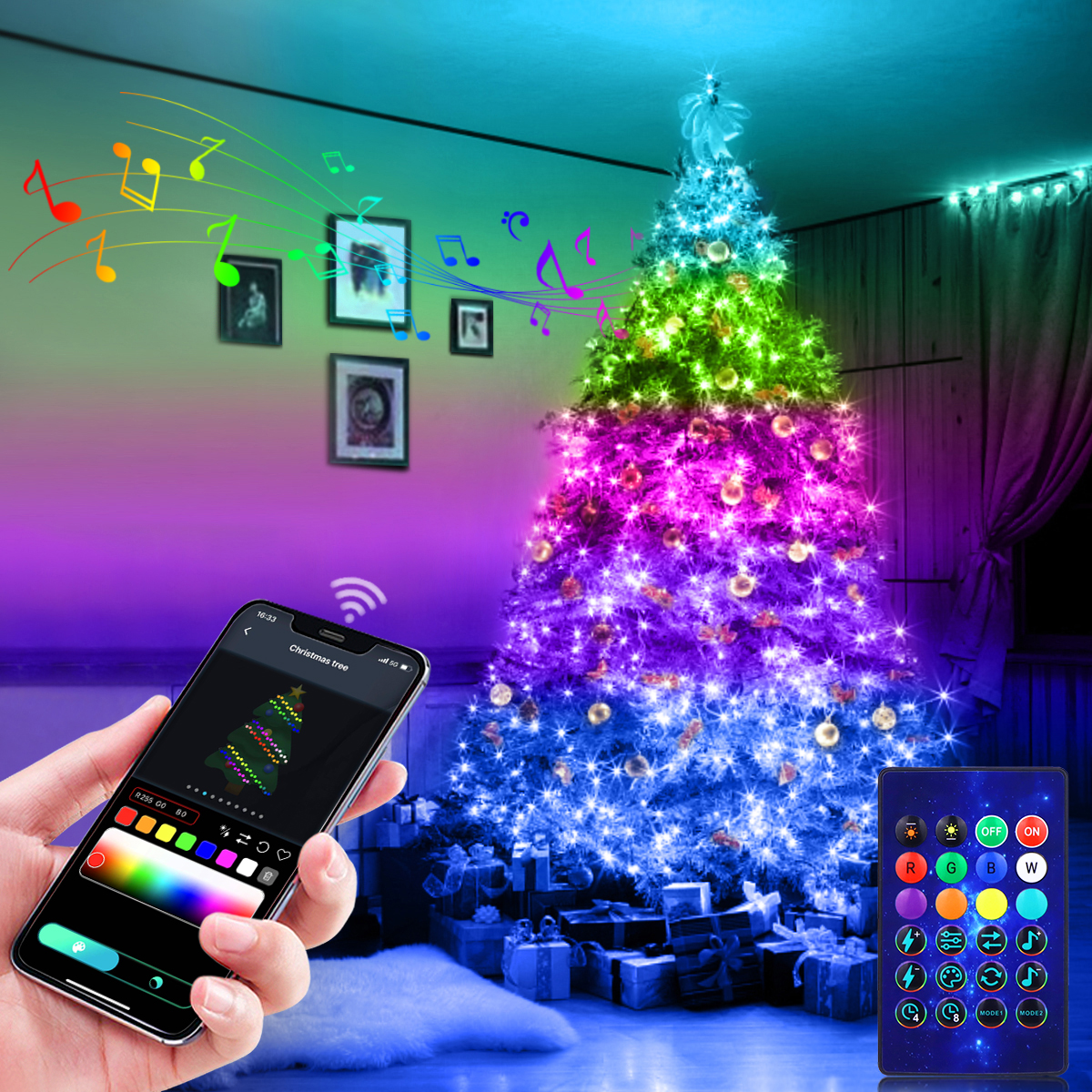 5M/10M/20M USB LED Fairy Lights Christmas Tree Decor LED String Light Bedroom Christmas Decoration Outdoor Garden Garland Light