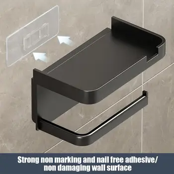 Porte-rouleau de papier hygiénique mural, rangement en plastique épaissi antirouille, T1 pour HOKitchen 1