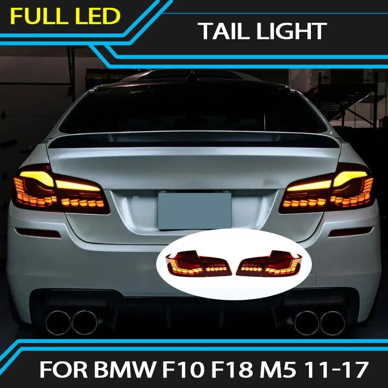 

Taillights for F10 F18 2011-2017 528i 530i 535i M5 GTS LED Tail Lamp DRL Dynamic Running Turn Signal Rear Reverse Backup