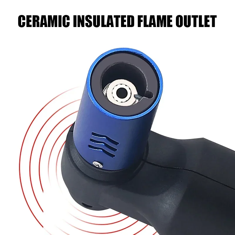 Honest Gun Strong Windproof Blue Flame Cigar Adjustment Spray Gun 1300 &deg; Outdoor Camping Stylish Torch Lighter Gadgets Bbq Lighter Butane Gas Lighter Cigarette Lighter