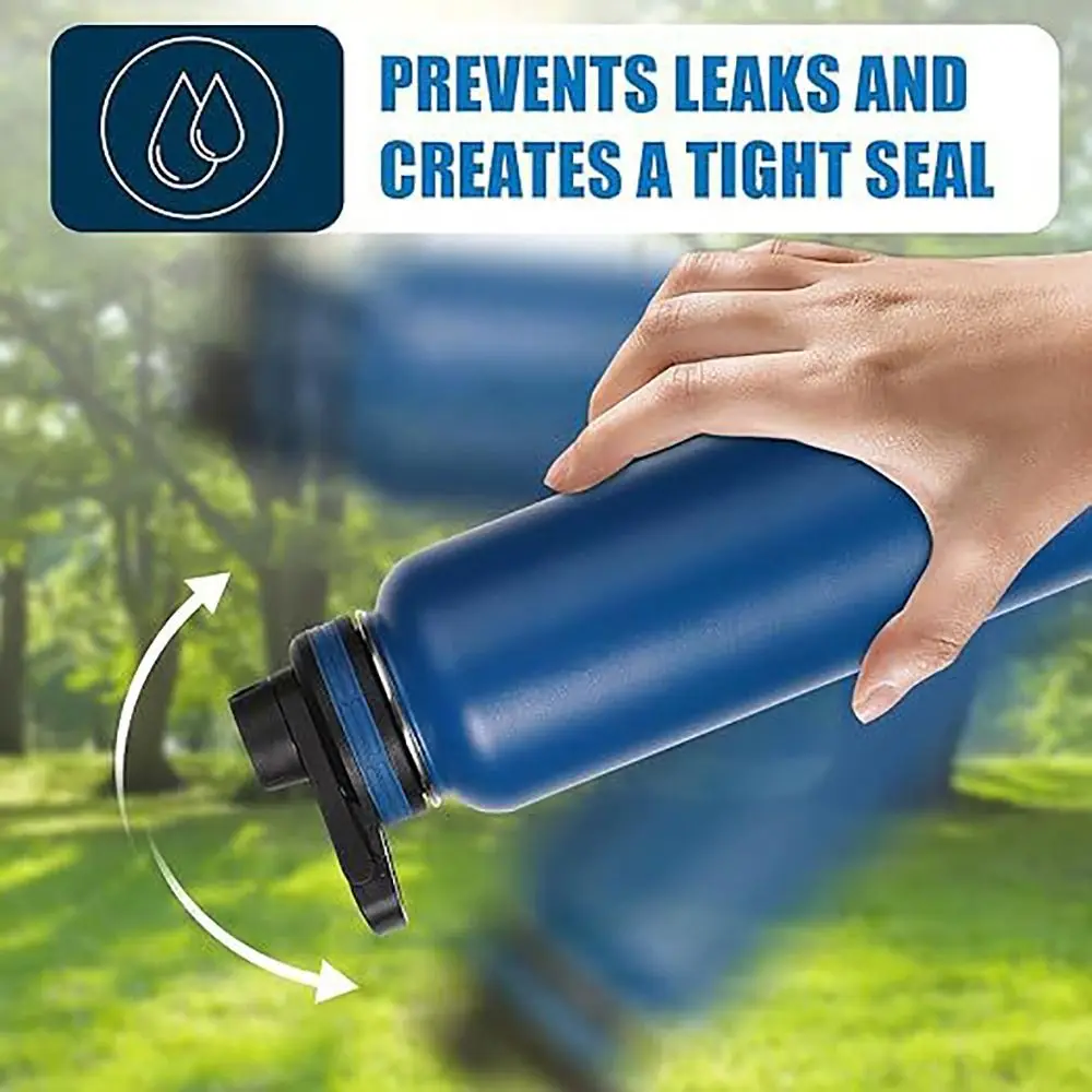 4x Silikon Dichtungen Für Wasserflaschen - Ersatzstopfen Für 20-40oz Trinkflaschen