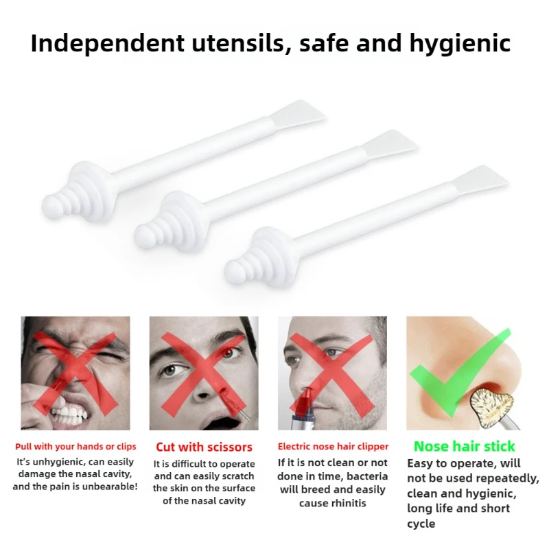 10/20/30 Pcs Portable 2-in-1 Spiral Style Hard Wax Stick New Innovation Depilatory for Personal Care Face and Nose Hair Removal