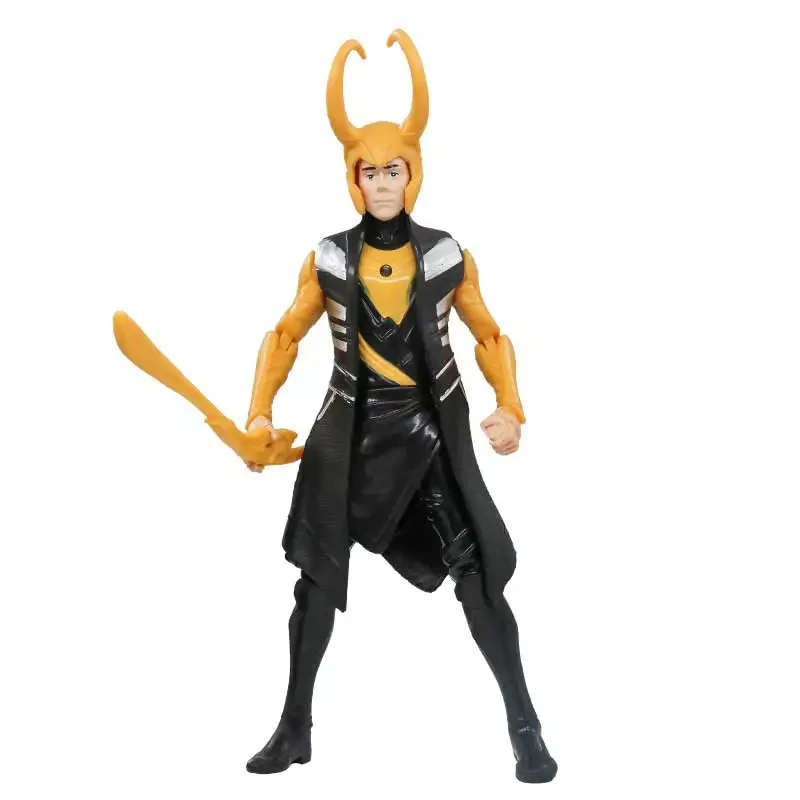 thumbnail image 1 of Figuras de acción de Marvel Avengers, Hulk, Capitán América, Dr. Strange, Loki, Deadpool, Thor, Thanos, muñecos modelo, juguetes, regalos de cumpleaños, 1 of 5