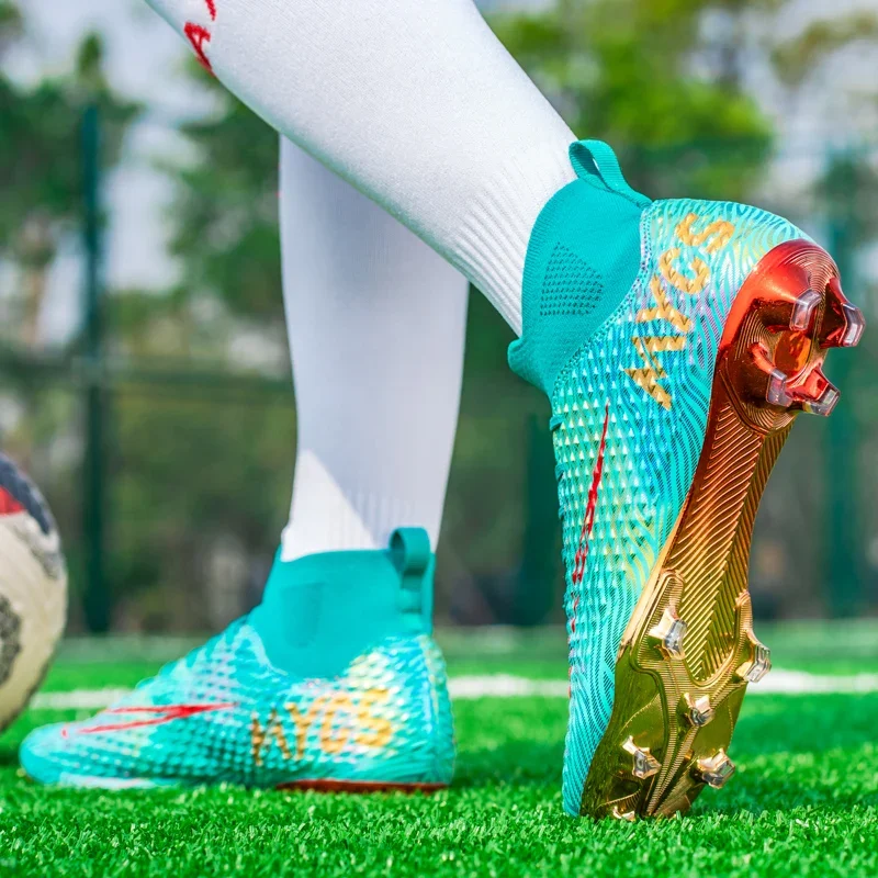 Football Boots TF/FG Training Grass Outdoor Professional Soccer Shoes Men Women Adult Teenager Non-Slip Soccer Cleats Sneakers
