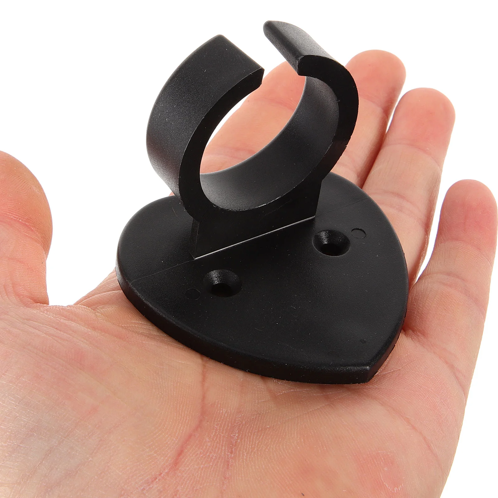 Microphone Clip Holder 6 Pcs Heart Shaped Wireless Microphone Holder Clip Wall Mount Bracket For Stand Abs Plastic Microphone Accessories Hook Wall