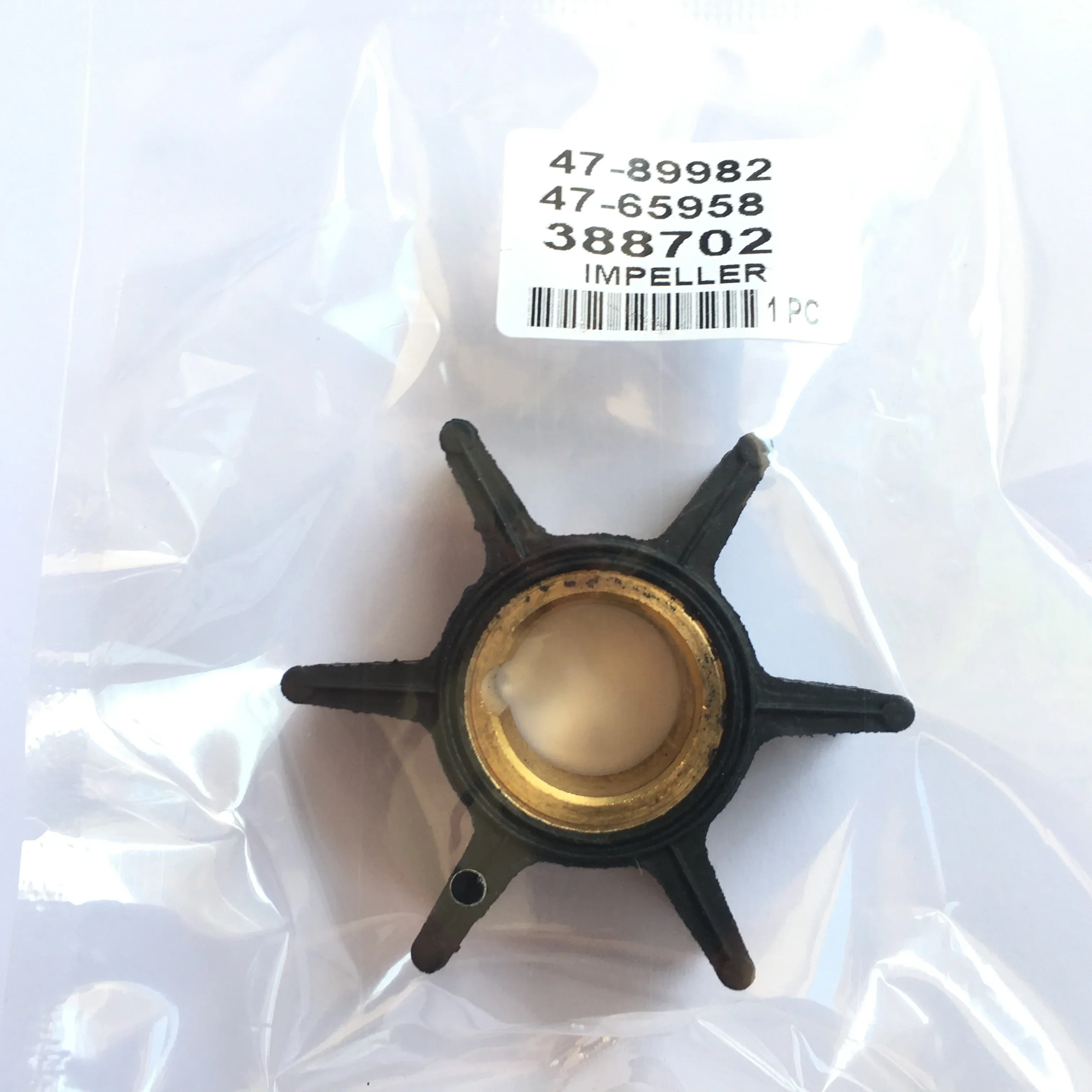 선외 엔진 워터 임펠러, 머큐리 20HP 보트 모터 펌프용, 47-89982, 47-659..
