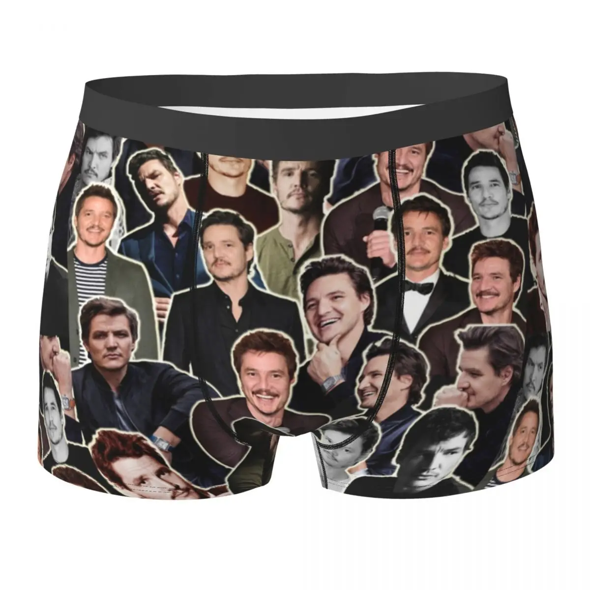 

Men Pedro Pascal Collage Aries Zodiac Boxer Briefs Shorts Panties Breathable Underwear Handsome Homme Funny S-XXL Underpants