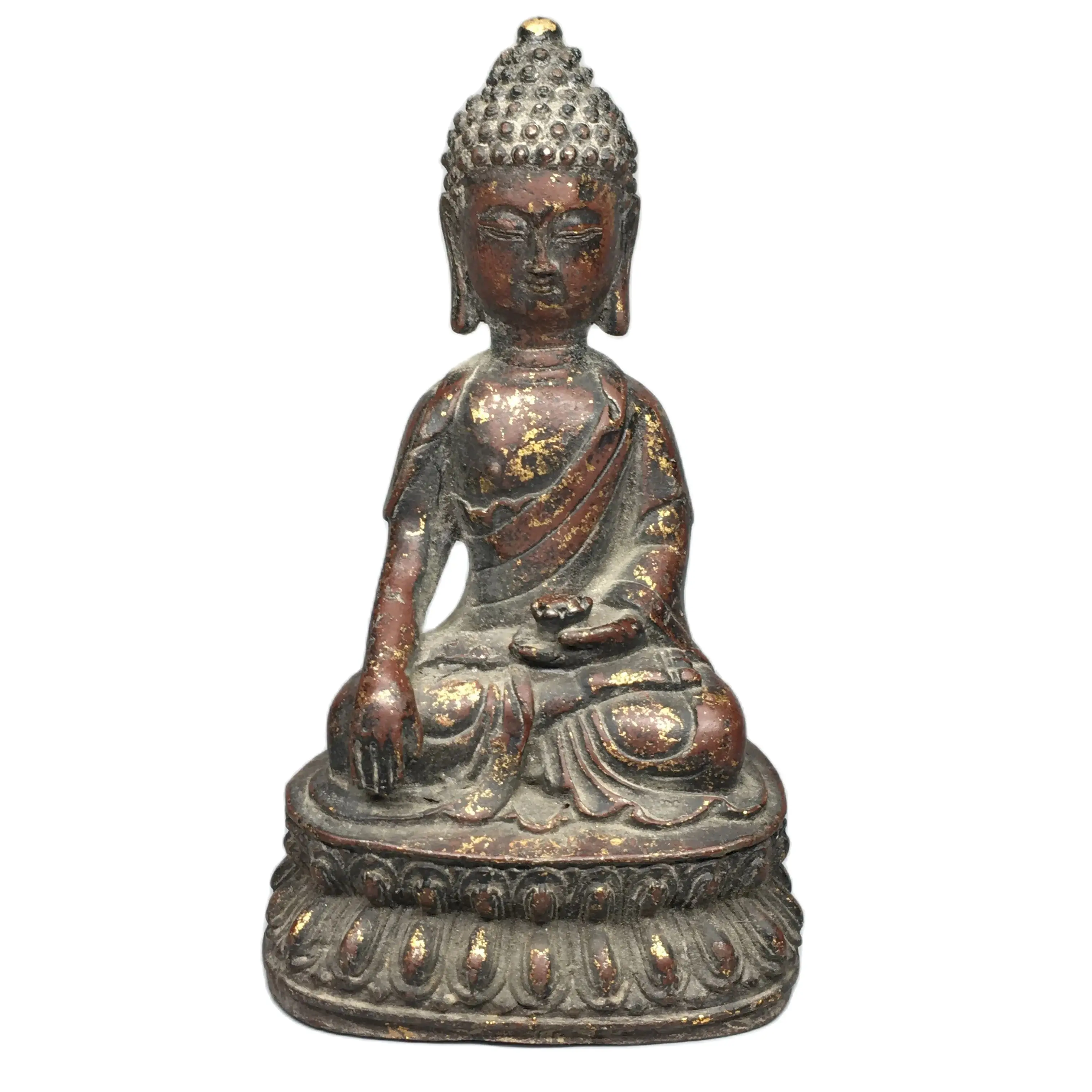 

Antiques miscellaneous antiques iron Buddha ornaments Shakyamuni statue