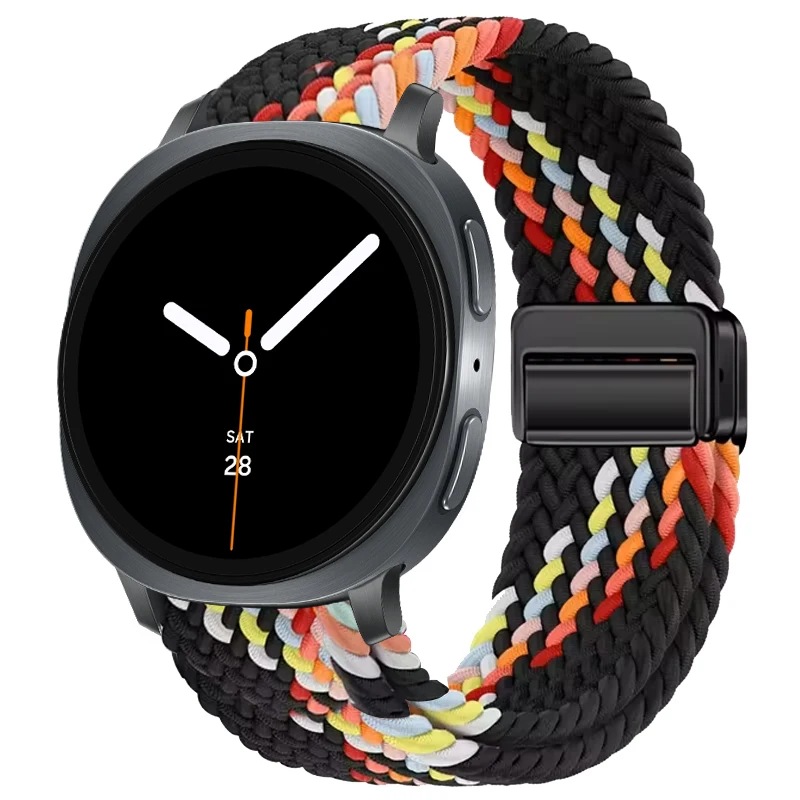 Braided Nylon Solo Loop Bracelet - Magnetic Sports Strap