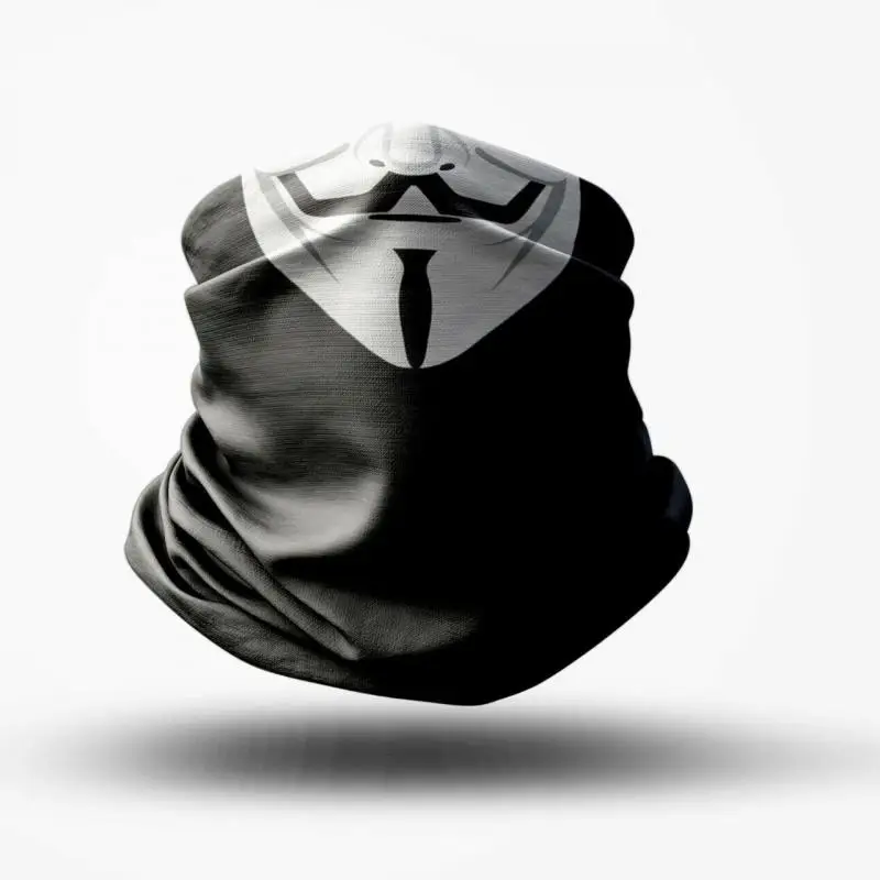 Washable Fabric Face Cover Neck Gaiter Umbrella Corporation Horde Assassin Design Scarf Fishing Cycling Tactical Hiking