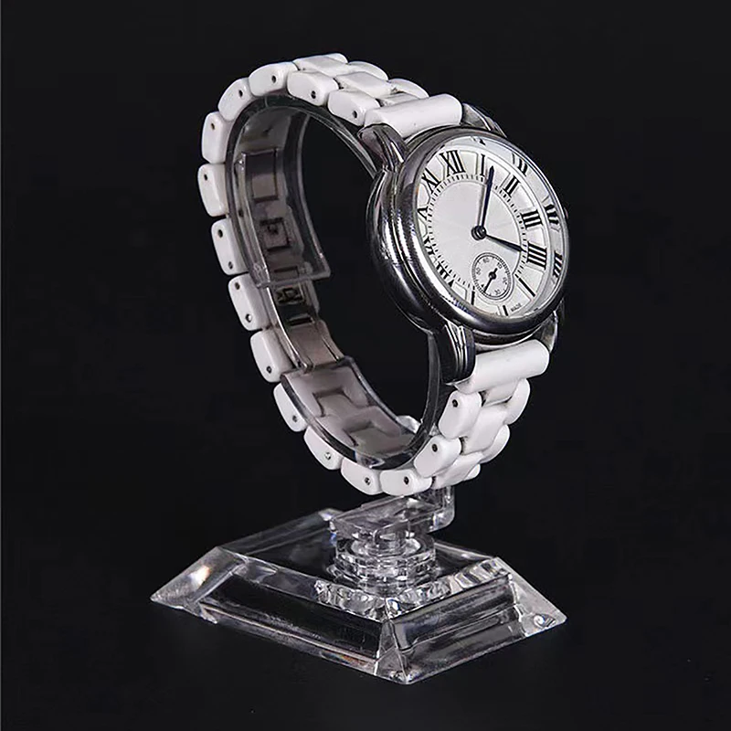 Portable Clear Acrylic For Men Women Watch Display Stand Watch Holder Showcase Detachable watch display stand