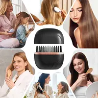 Nouveau Mini Lisseur Portable Rechargeable 2026 – Brosse Lissante Anti-Brûlure Sans Fil à Chargement USB 4