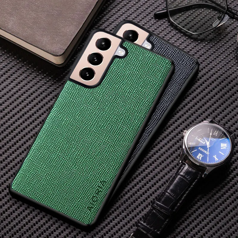 Modern Business Solid Color PU Leather Skin Cover