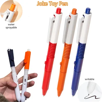 2pcs Water Spray Spoof Ballpoint Pen Novel Spoof Water Spray Function Signature Pen Campus Prank Water Spray Can Write Pen Toy 1