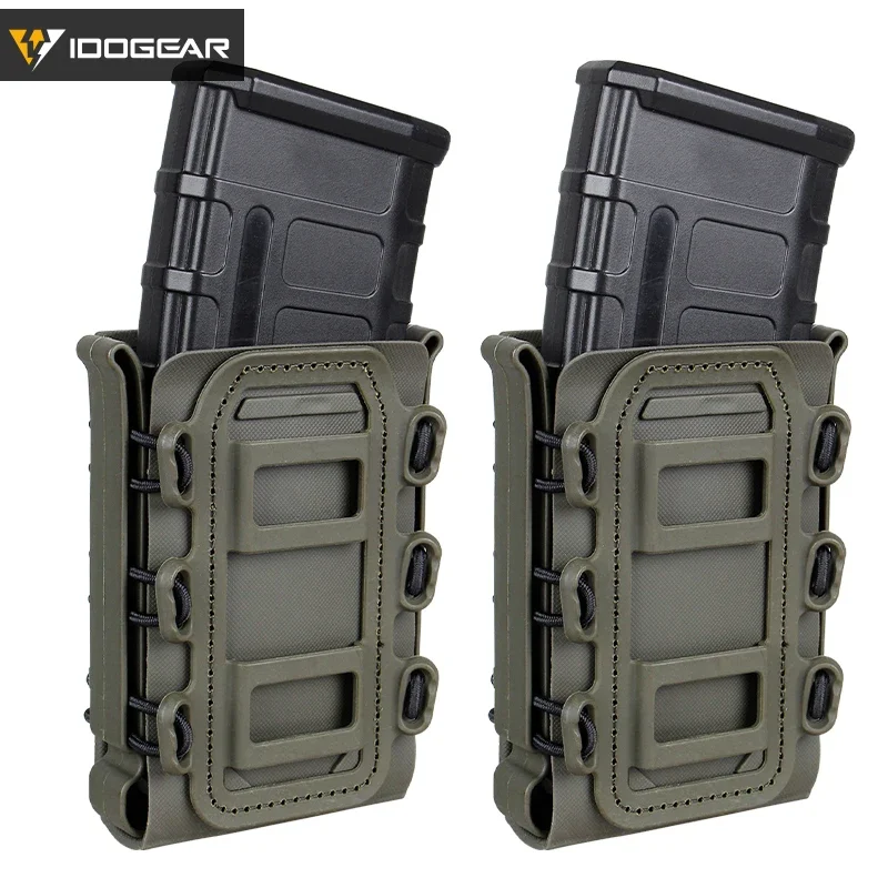 IDOGEAR Magazintasche 5,56mm Magazinhalter 7,62mm Molle Softshell Universal-Magazinträger für M4 AR15 M16 AK 2 Stück 3516 – Detail 12