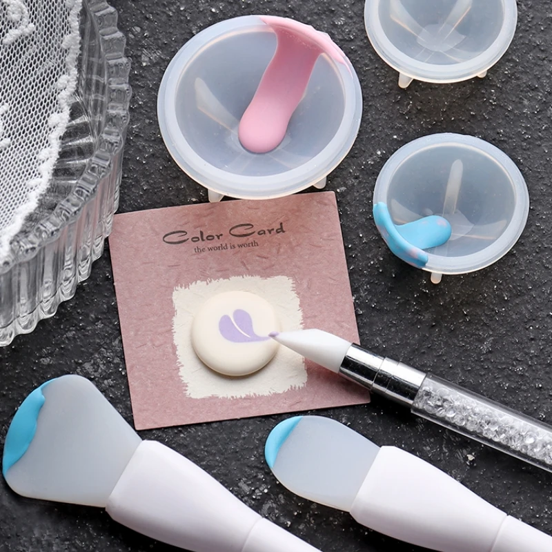 Clear Stamps Wax Seals Seal Stamp Wax Spoon Cleaning Tool Soft Silicone Spoon Melting Wax Cleaner DIY Wedding Invitation Clear Stamps Tool