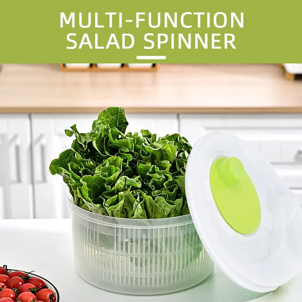 Salad Spinner Wash Spin & Dry Salad Greens Vegetable Dryer
