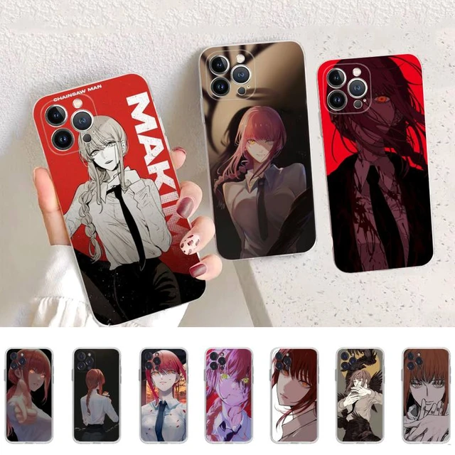 Chainsaw Man anime manga Phone Case matte transparent For iphone