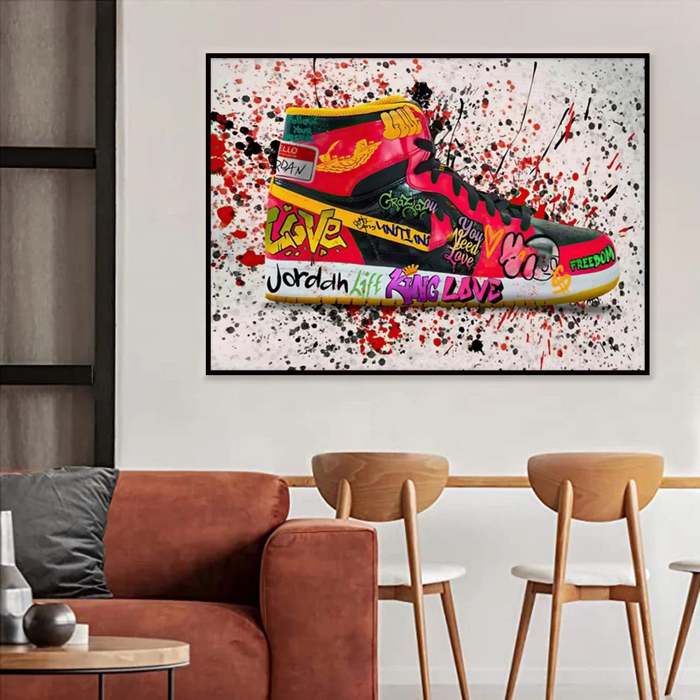 Wall Art Sneakerhead Boutique Classic Fashion Trend Sneakers Wall - Main Image