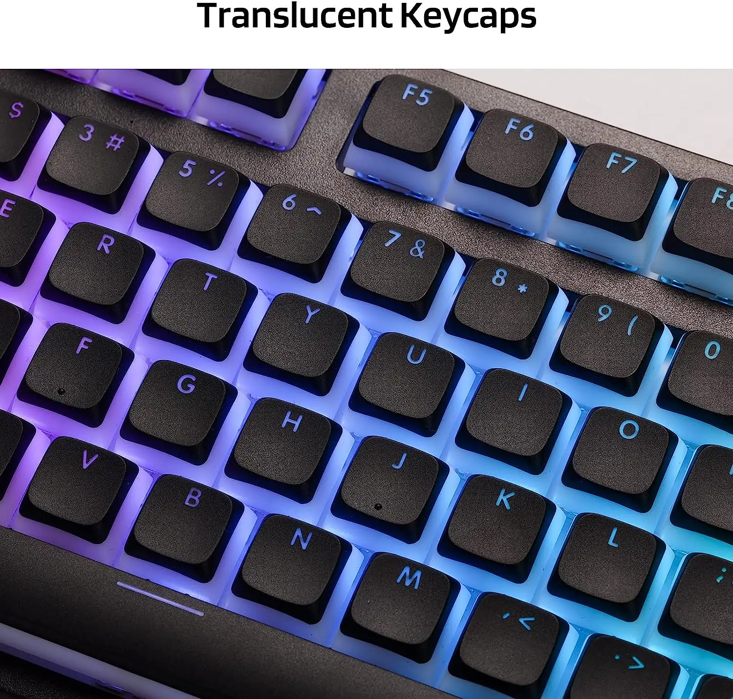 Xda Perfil Pudim Keycaps Grupo Pbt Duplo Tiro Translúcido para Iso e Layout Ansi Teclado Mecânico 60 65 68 75 87 98 104 - Imagem 2