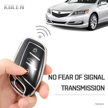 TPU Car Remote Key Case Cover Shell per MG MG6 ZS HS EV EZS EHS MG3 GS MG7 GT per Roewe I5 RX3 RX5 accessori protettivi Fob - TPU Car Remote Key Case Cover Shell per MG MG6 ZS HS EV EZS EHS
