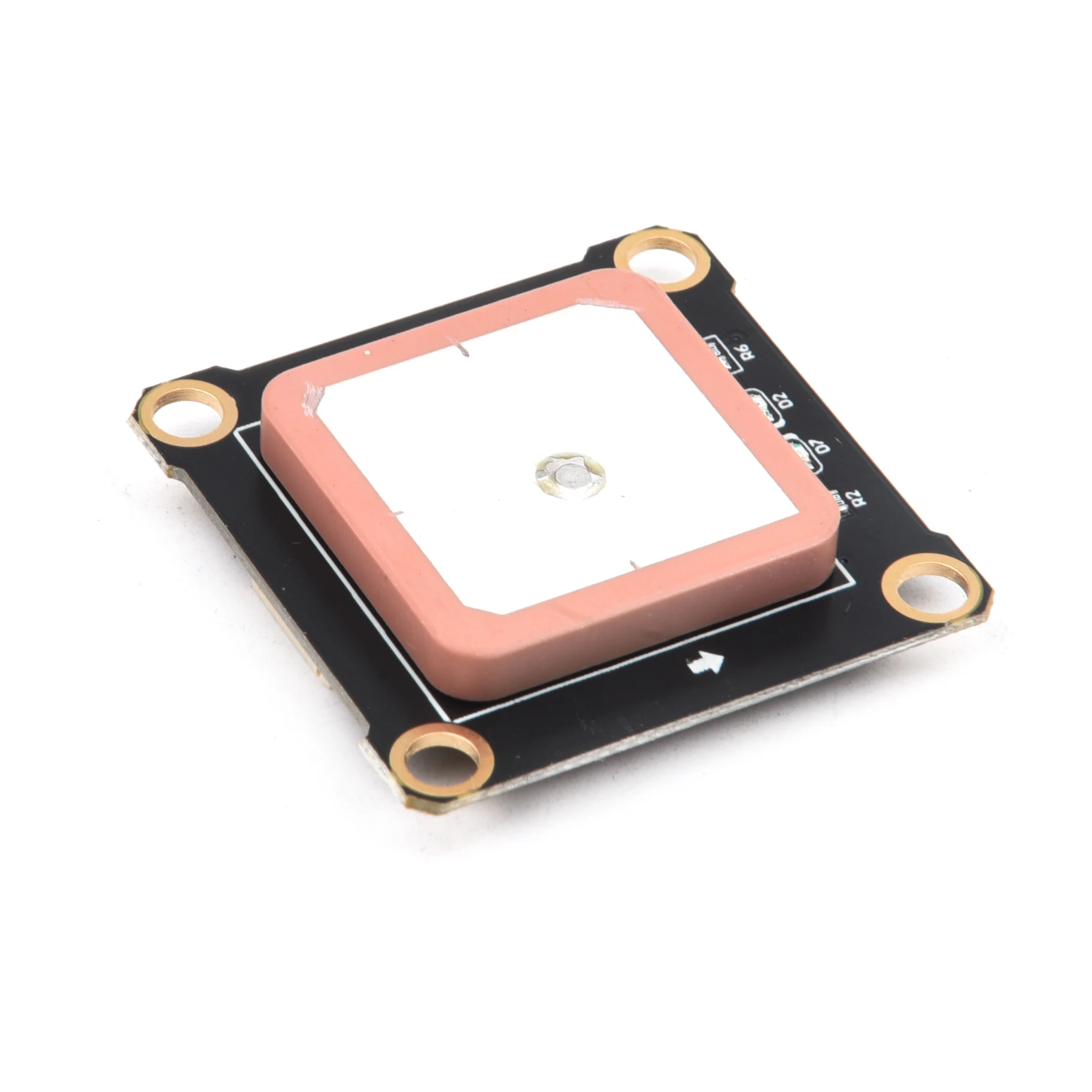 Module GPS M10 pour drone, boîtier compact avec logo, adapté au GNSS multisystème.