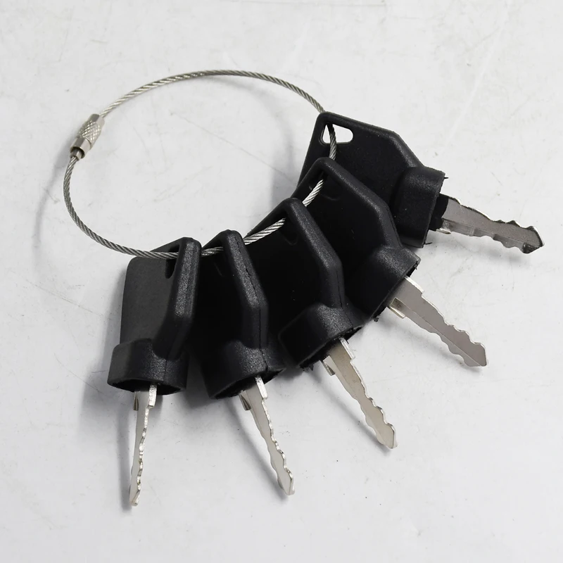 5Pcs Ignition Key 701/45501 70145501 Compatible with JCB Loader 1400B 1550B 1600B 1700B 214 215 216 217 3CX 4CX
