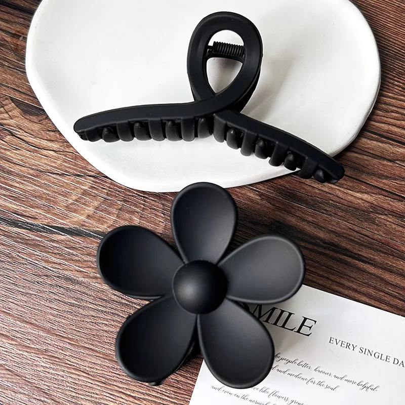 2 teile/satz Retro Geometrische Blume Haar Clip Krabbe Elegante Haar Klaue Haarnadeln Shark Clip Trendy Grips Party Haar Zubehör Neue – Detail 9