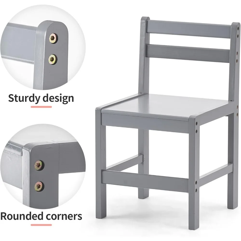 Kid Desk and Chair Set – Bamboo Lift-Top Child Desk with Storage and Hutch, Ideal Kids Desks for Homework, Compact Design 6
