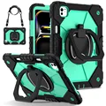Black Mint Green