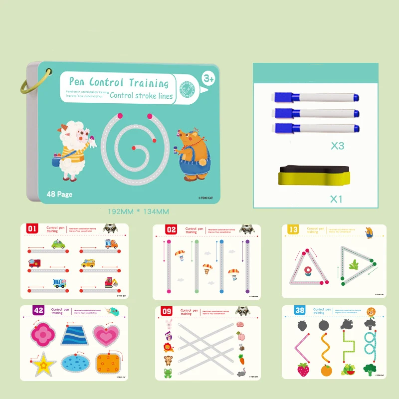 Montessori Tracing Copybook 5