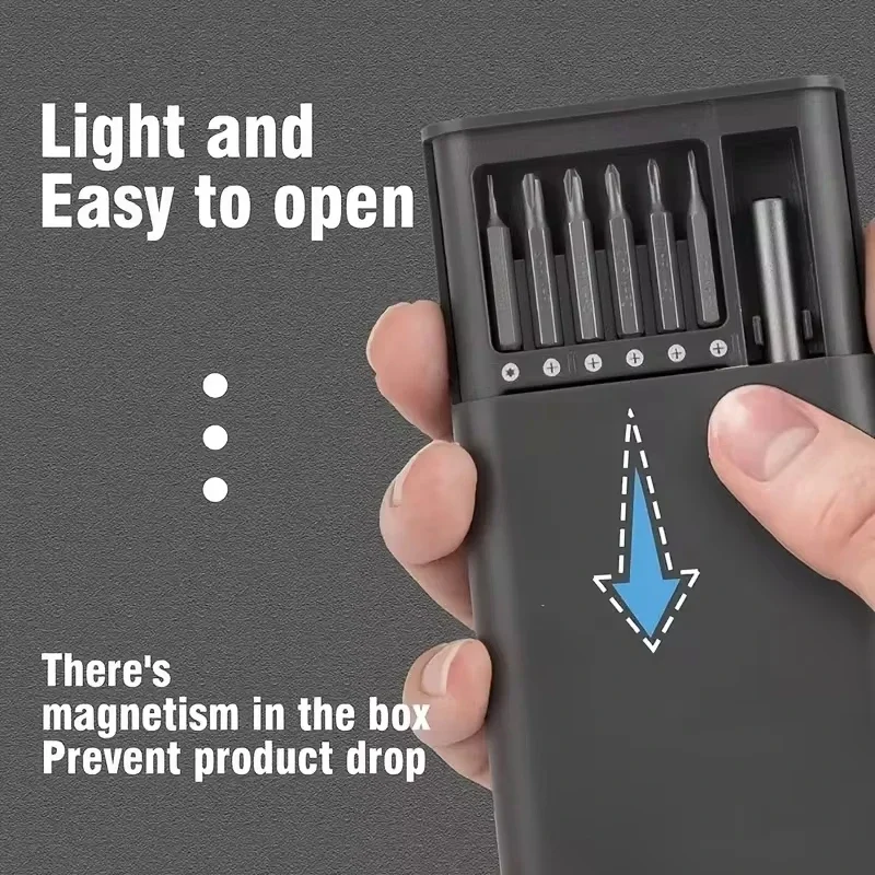 Screwdriver Set Magnetic Precision 25 In 1 With 24 Piece Mini Pocket For Mobile Phone/PC/Came