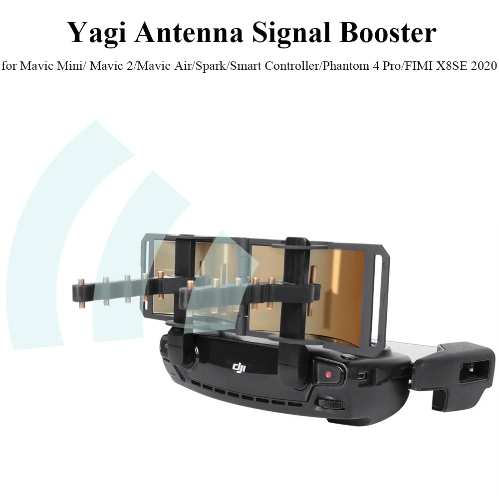 Per Dji Mavic 3/Mavic Mini/Mavic 2/Mavic Air Drone Yagi Antenna Telecomando Ripetitore Di Segnale Gamma Extender Accessori
