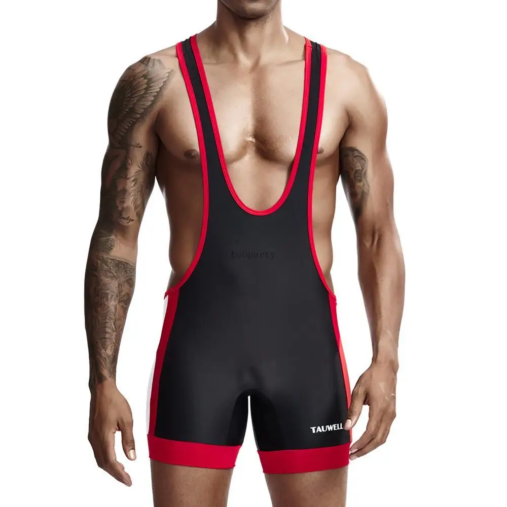 35Mens Undershirts Slim Bodysuit Shaper Wrestling Singlets Jumpsuits Sexy Underwear Bodywear Sports Bodybuilding Singlets Onesie