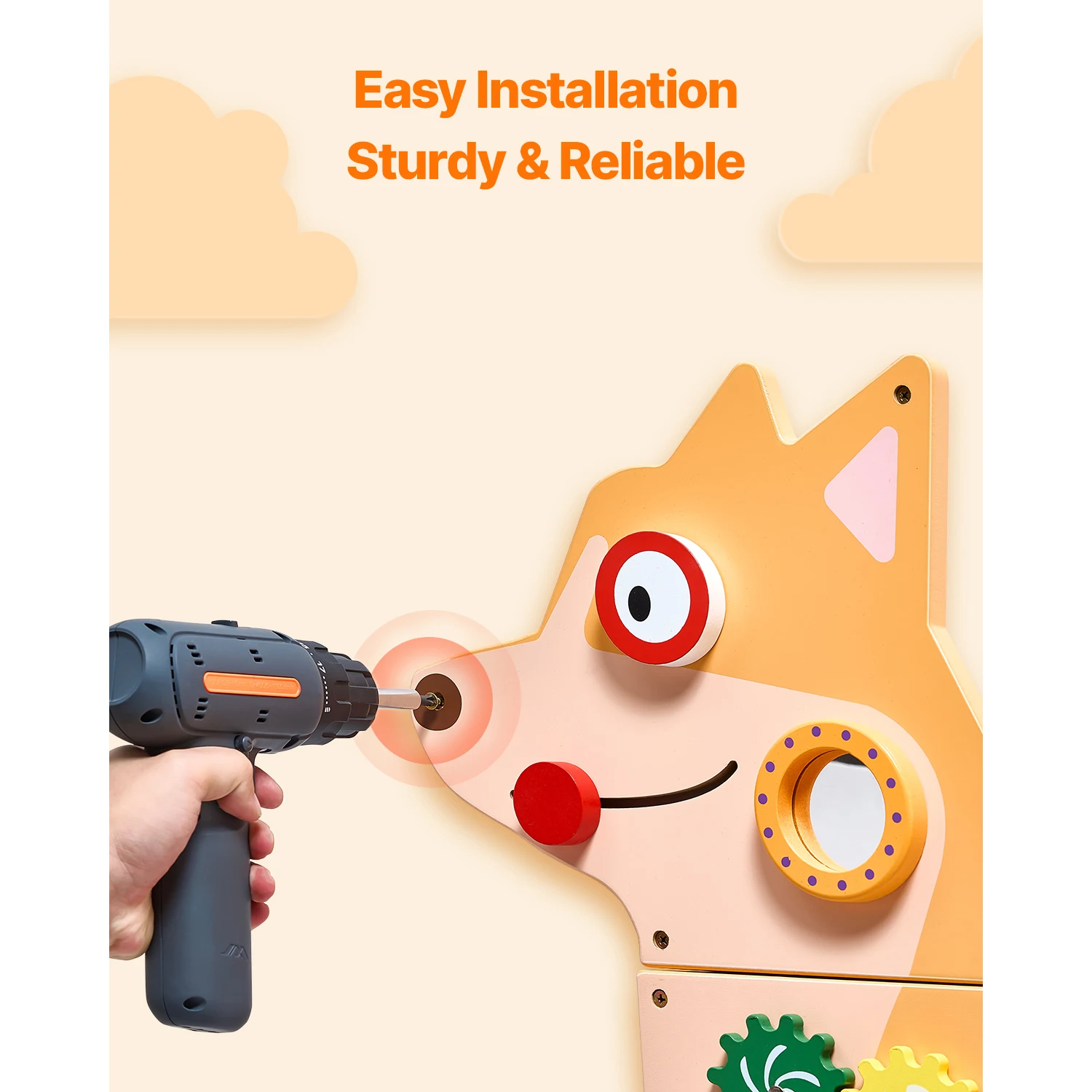 VEVOR Puppy Busy Wall Panel 6
